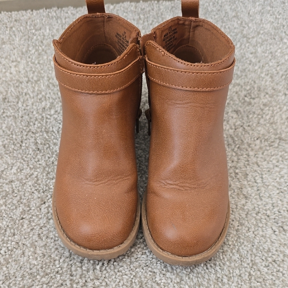Size 11 Brown Ankle Height Kids Boots